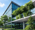 Modern green building